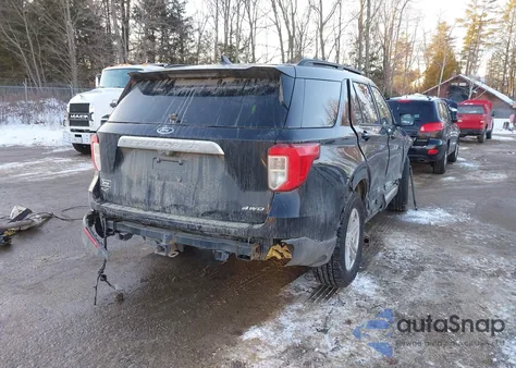 2021 Ford Explorer Xlt z USA, uszkodzony, nr VIN 1FMSK8DH8MGB09705